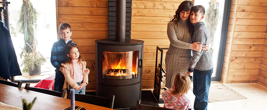 Morso Cast Iron Fireplace Insert Installation in Carlsbad, California