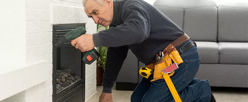New Indoor Fireplace Installation in Carlsbad, California